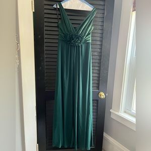 Bill Levkoff Bridesmaid Dress - Hunter Green